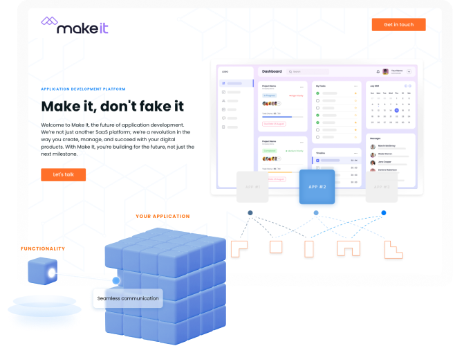 MakeIt Landing Page Preview