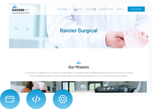 Rainier Website Preview