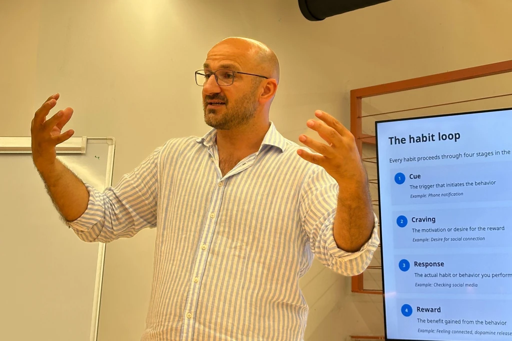 Naser Morina - Guest speaker at AnchorzUp