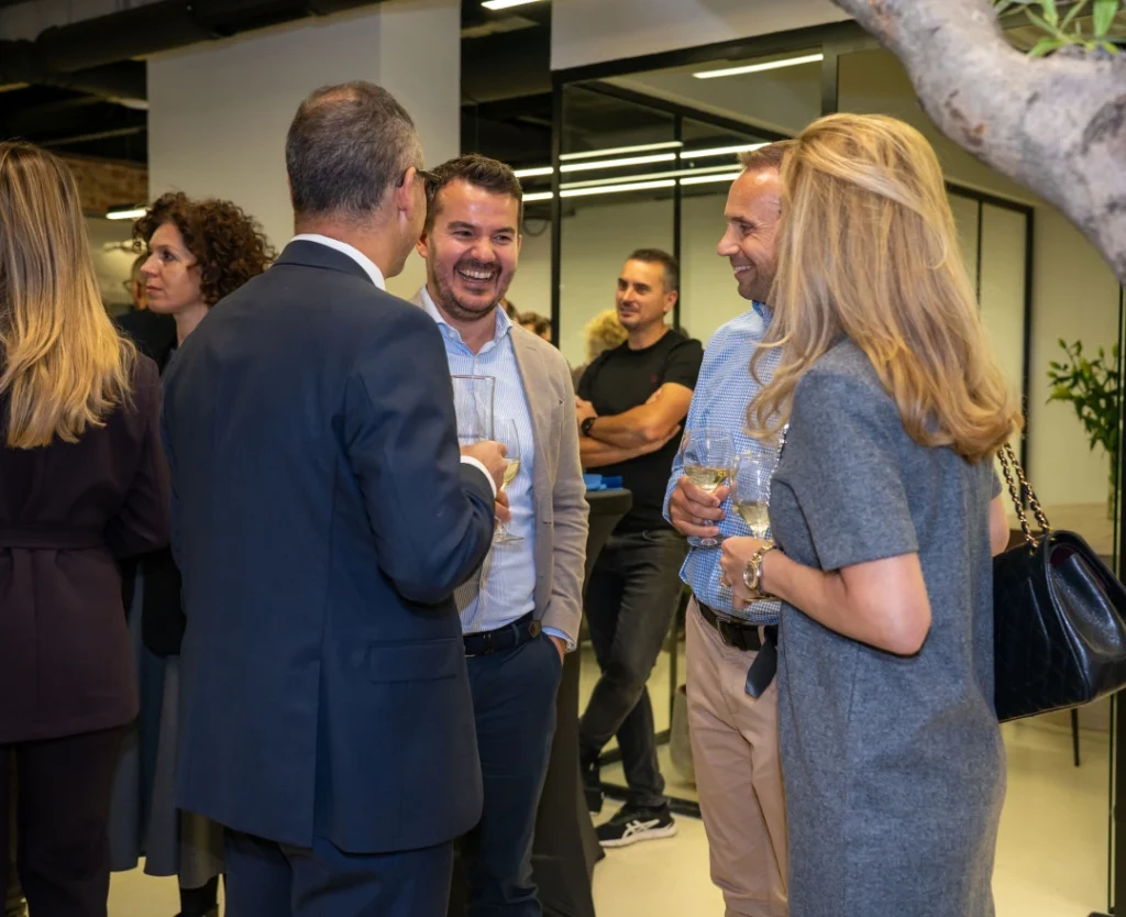 Pren Pervorfi and other guests enjoying the event