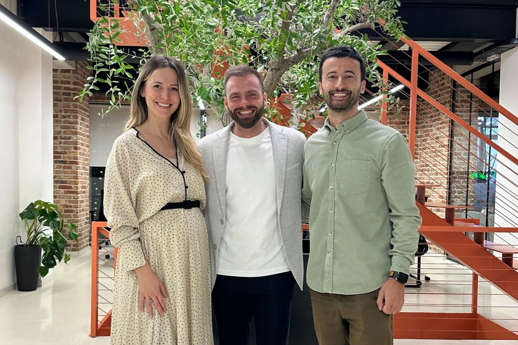 Jeta, Marco and Lum at AnchorzUp's office