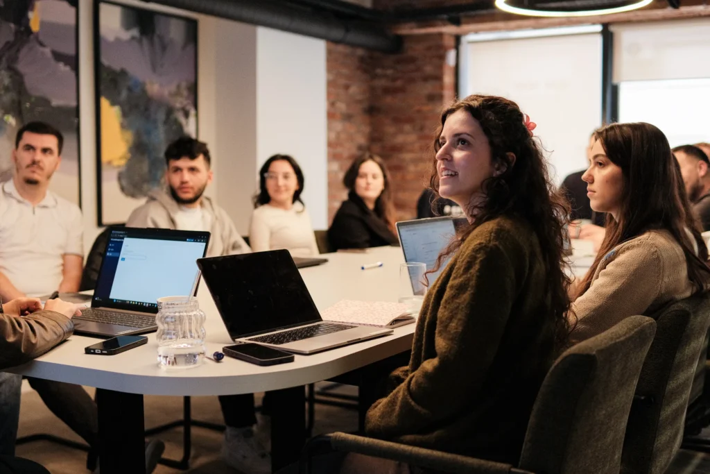 AnchorzUp team in a meeting