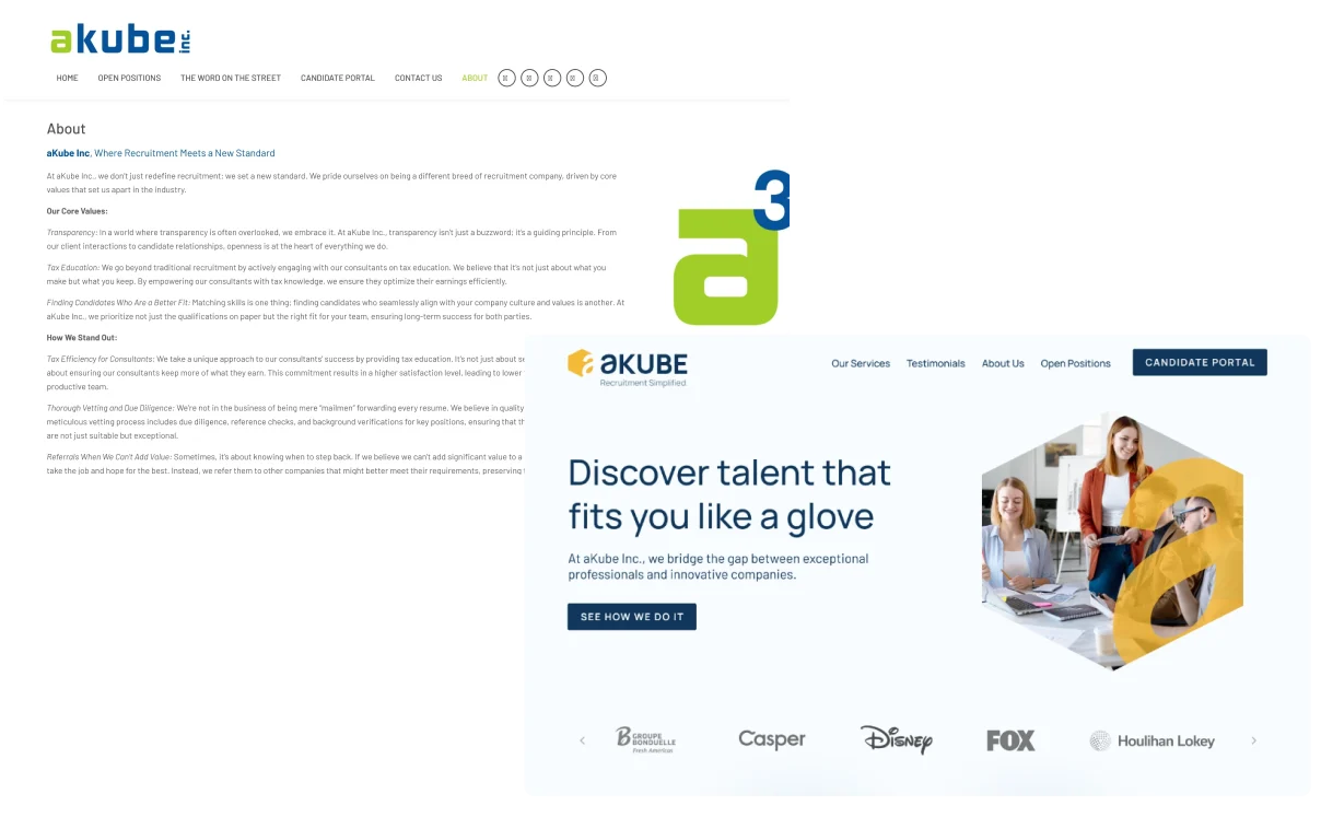 aKUBE website launch_LinkedIn post